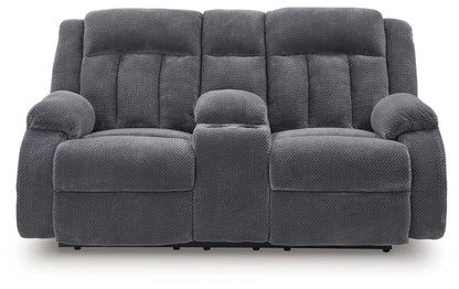 Observation Steel Power Reclining Loveseat with Console - PC2140596