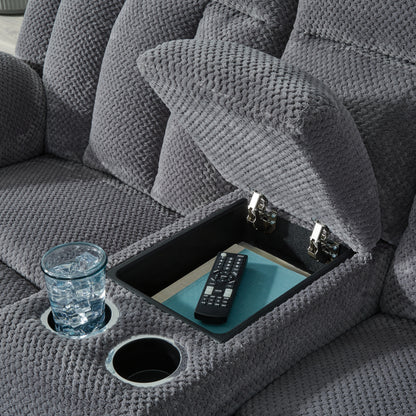 Observation Steel Power Reclining Loveseat with Console - PC2140596