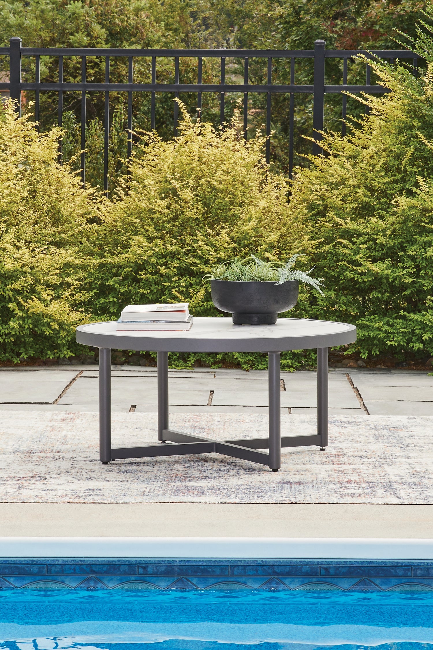 Ocean Beach Gray Outdoor Coffee Table - PCP510-708