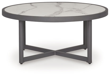 Ocean Beach Gray Outdoor Coffee Table - PCP510-708