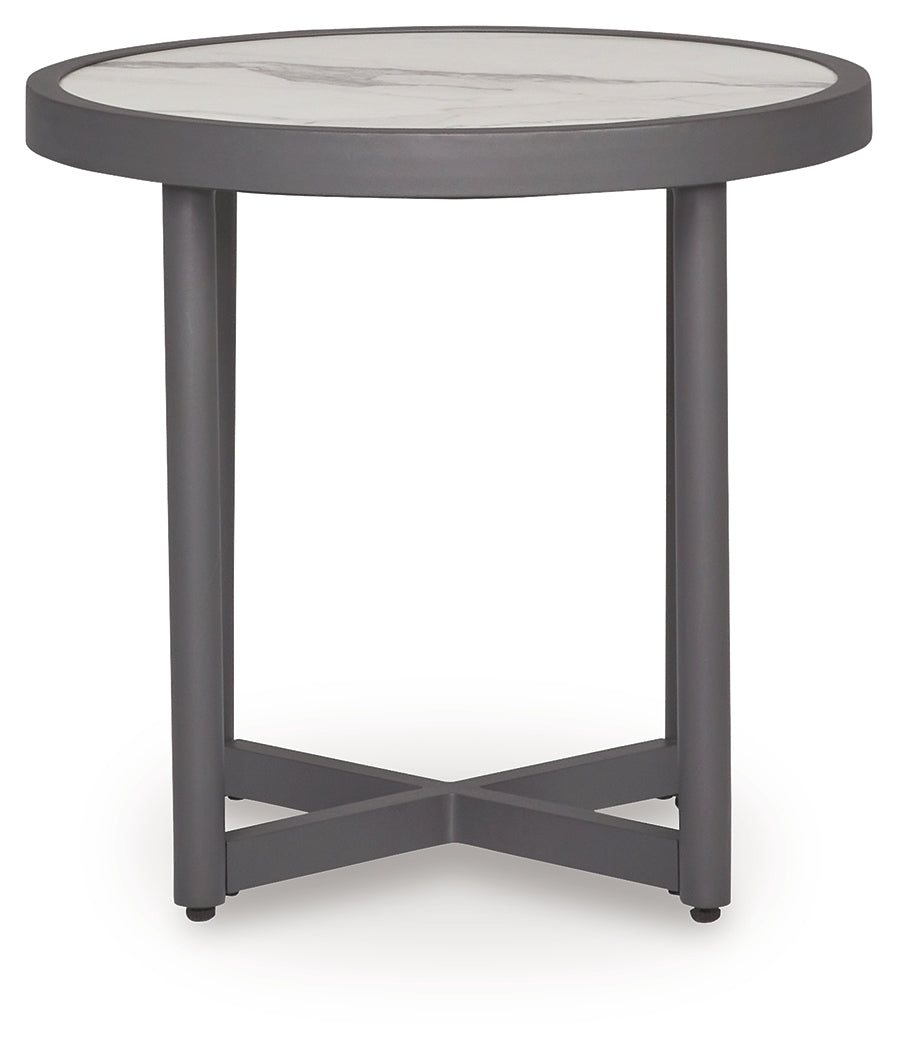 Ocean Beach Gray Outdoor End Table - PCP510-706