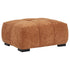 Octavia Fabric Upholstered Rectangular Ottoman Orange - 509354