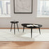 Odessa 2-piece Triangular Coffee and End Table Set Black - 707918-S2