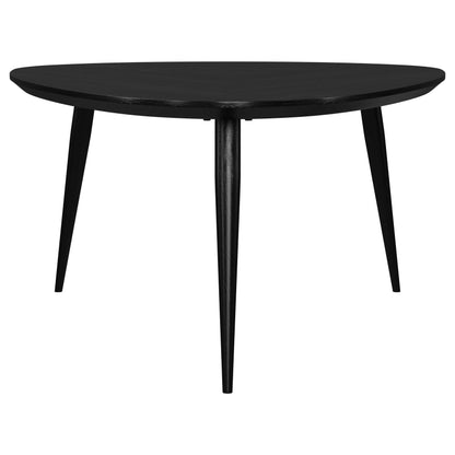 Odessa 2-piece Triangular Coffee and End Table Set Black - 707918-S2