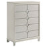 Olivia 5-drawer Bedroom Chest of Drawers Pearl White - 224955