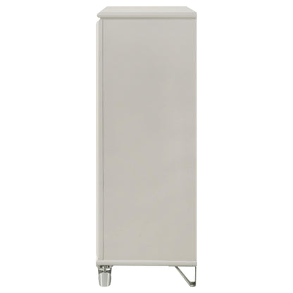 Olivia 5-drawer Bedroom Chest of Drawers Pearl White - 224955