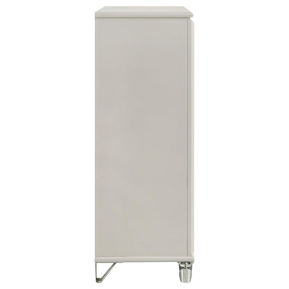 Olivia 5-drawer Bedroom Chest of Drawers Pearl White - 224955