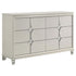 Olivia 6-drawer Dresser Cabinet Pearl White - 224953
