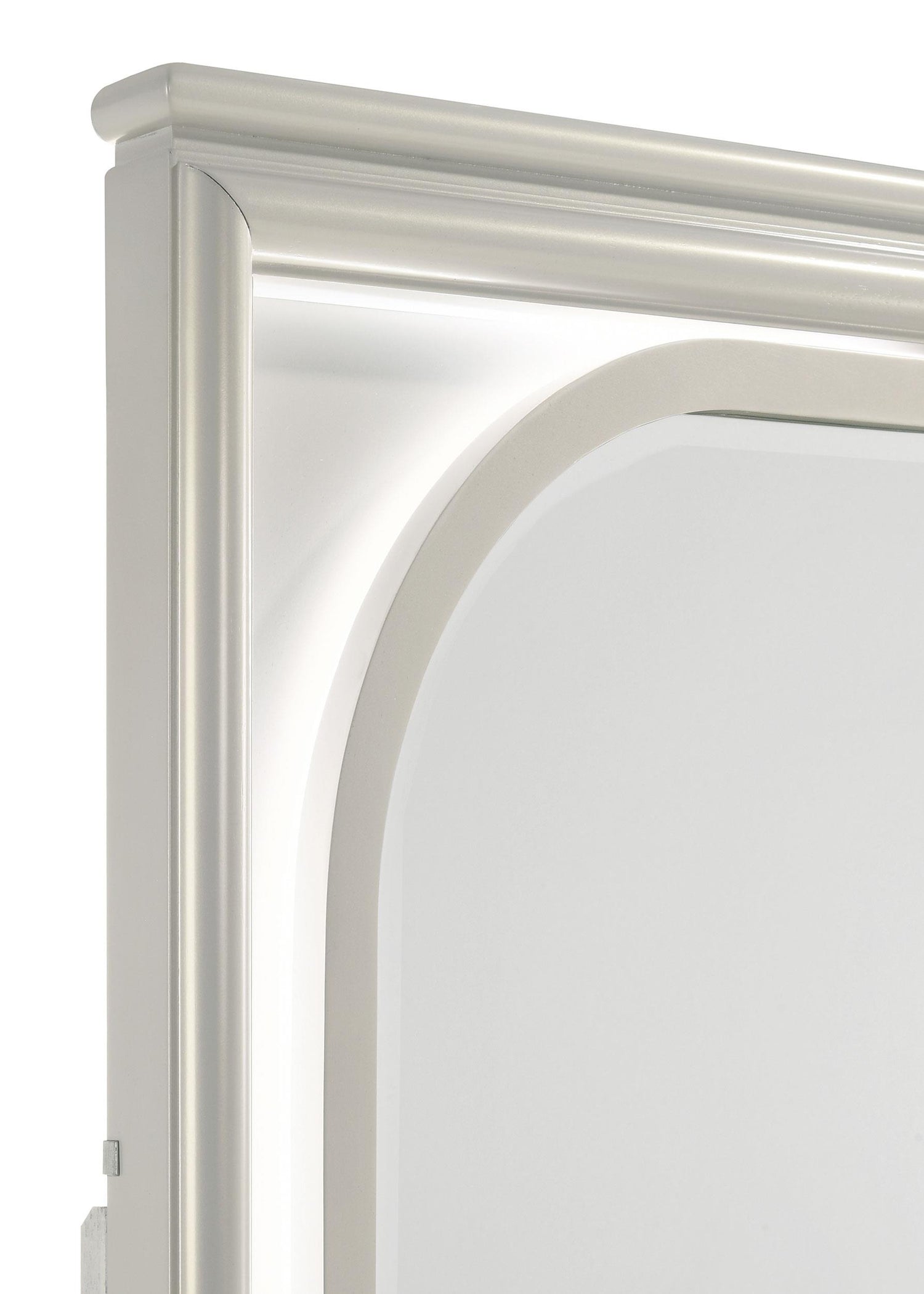 Olivia LED Dresser Mirror Pearl White - 224954