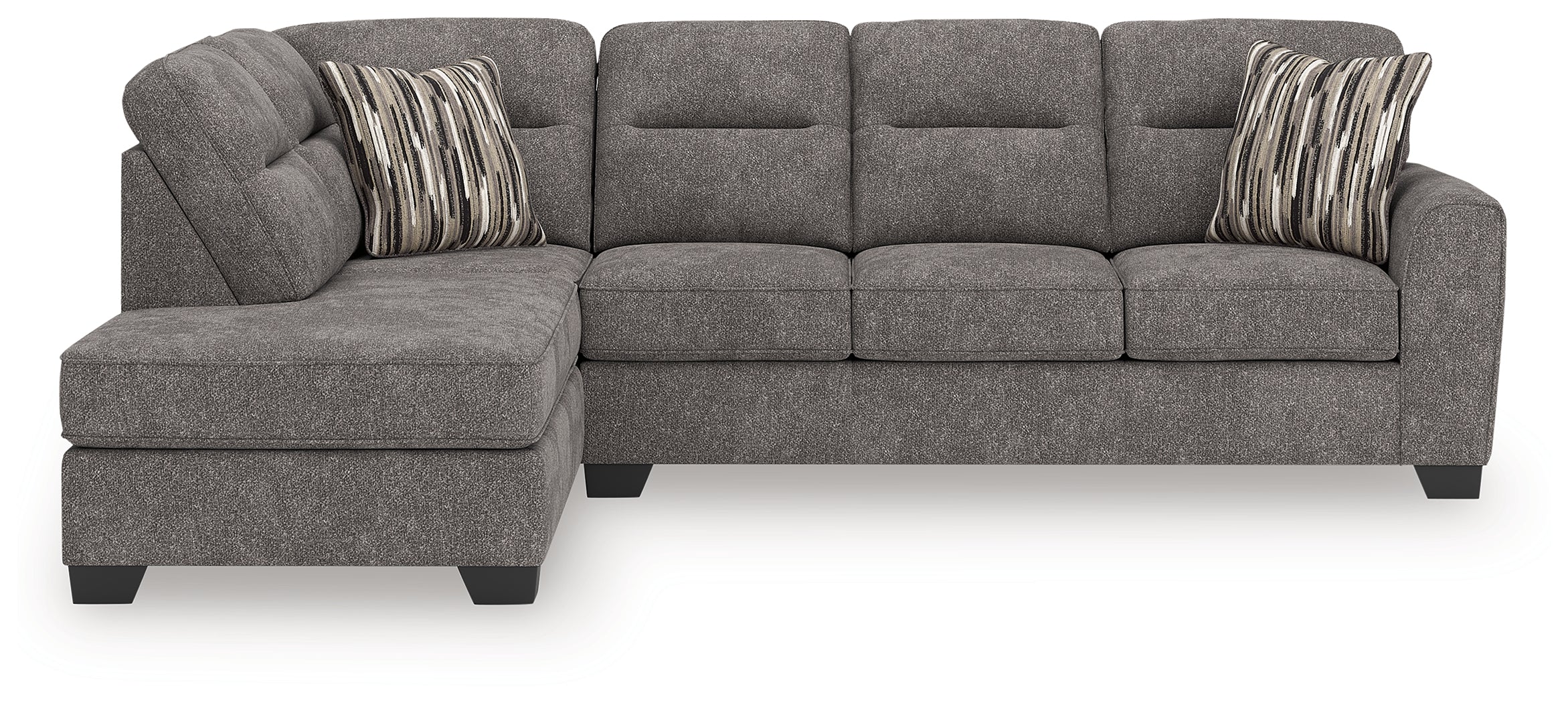 Olten Graphite 2-Piece Sectional with Chaise - 31305S1
