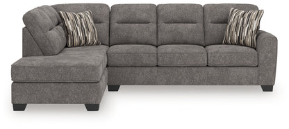 Olten Graphite 2-Piece Sectional with Chaise - 31305S1