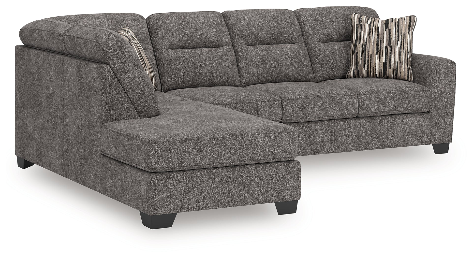 Olten Graphite 2-Piece Sectional with Chaise - 31305S1