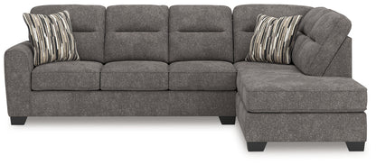 Olten Graphite 2-Piece Sectional with Chaise - 31305S2