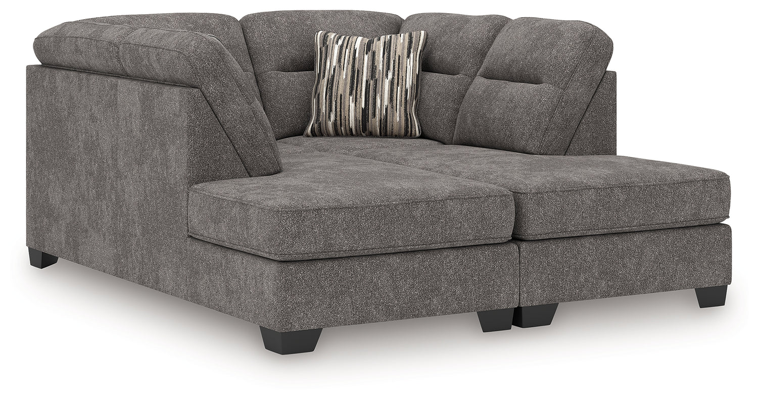 Olten Graphite 2-Piece Super Chaise - 31305S3