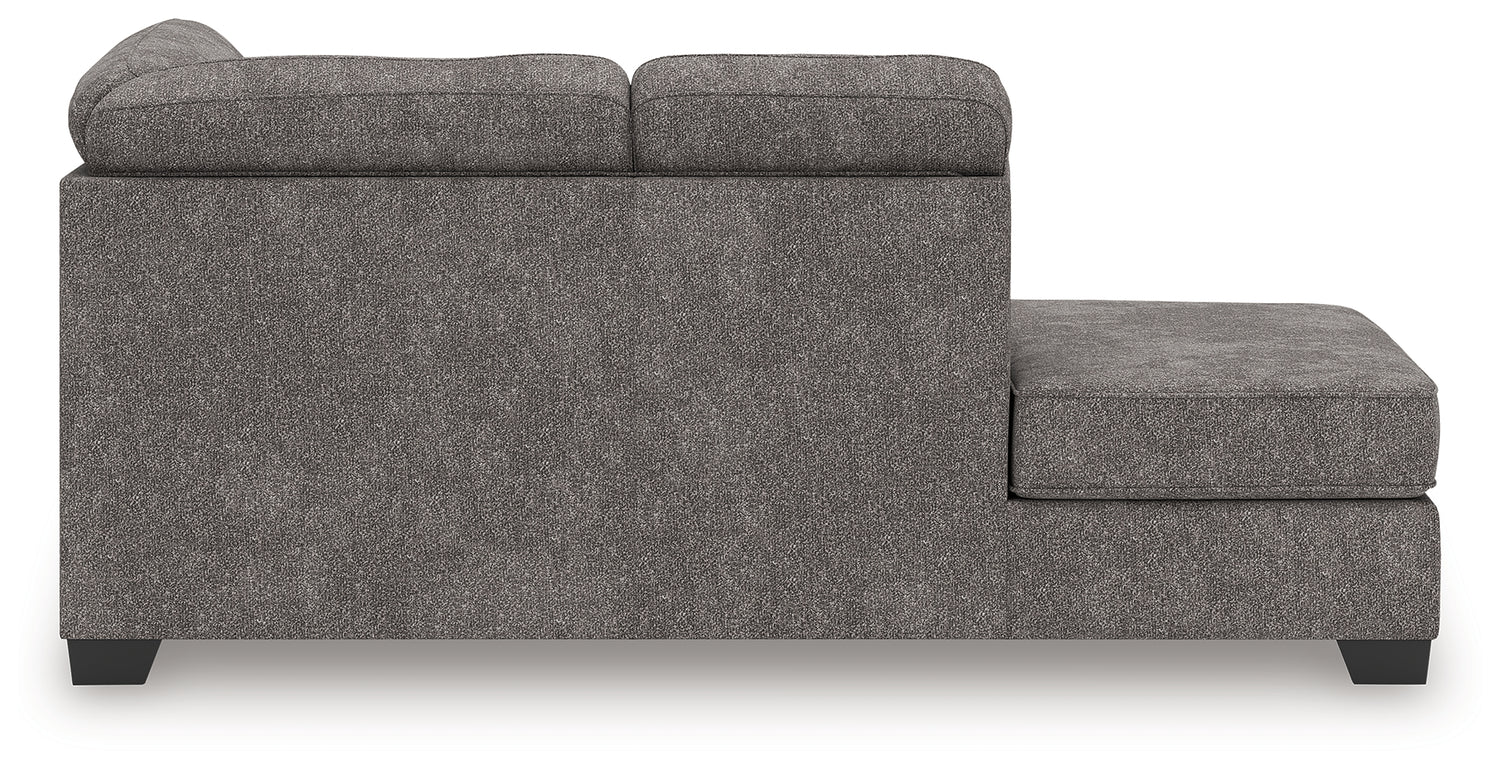 Olten Graphite Left-Arm Facing Corner Chaise - 3130516