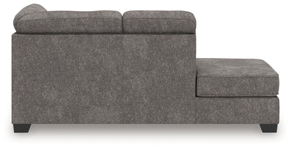 Olten Graphite Left-Arm Facing Corner Chaise - 3130516