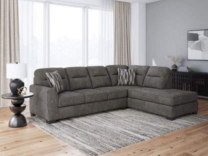 Olten Graphite Left-Arm Facing Sofa - 3130566