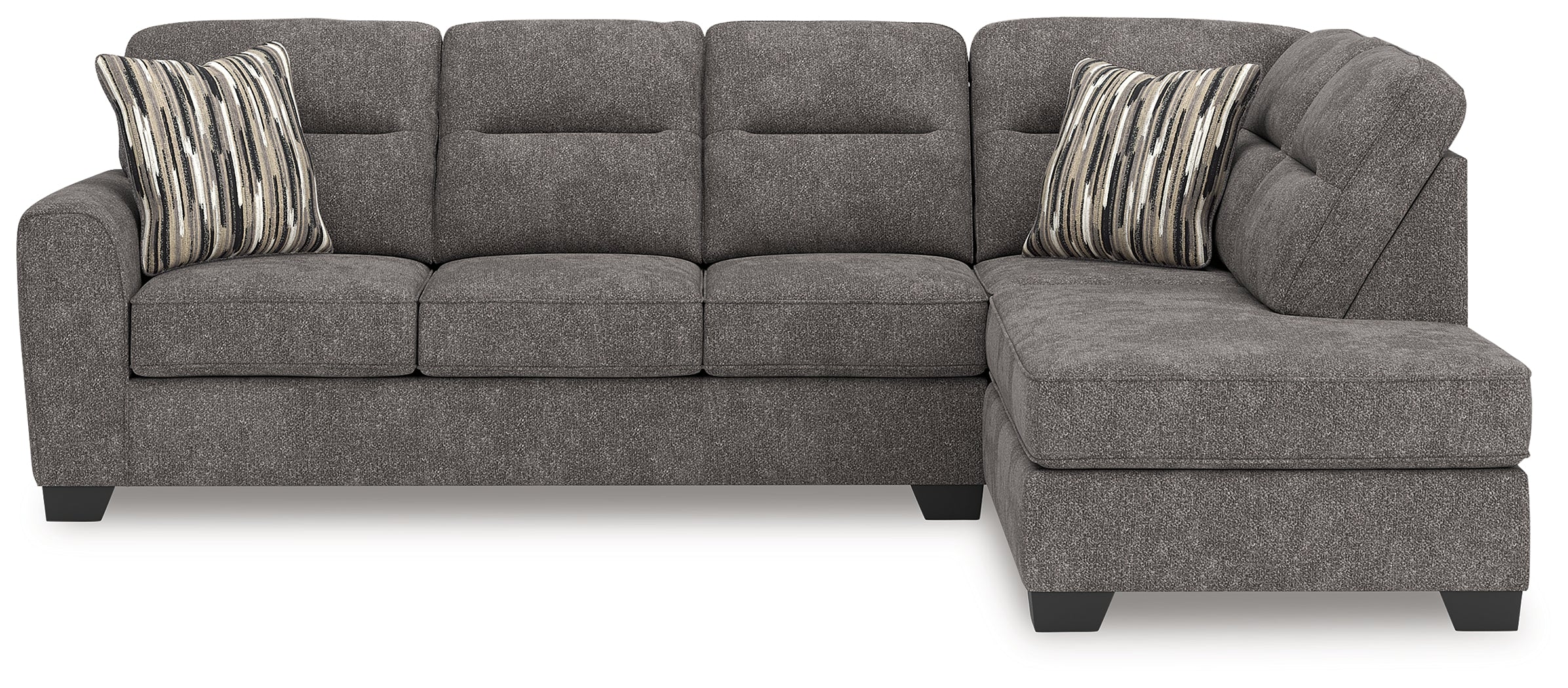 Olten Graphite Left-Arm Facing Sofa - 3130566