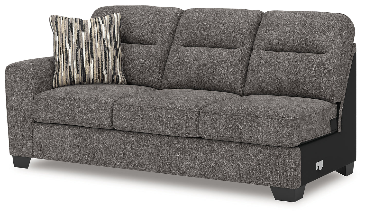 Olten Graphite Left-Arm Facing Sofa - 3130566