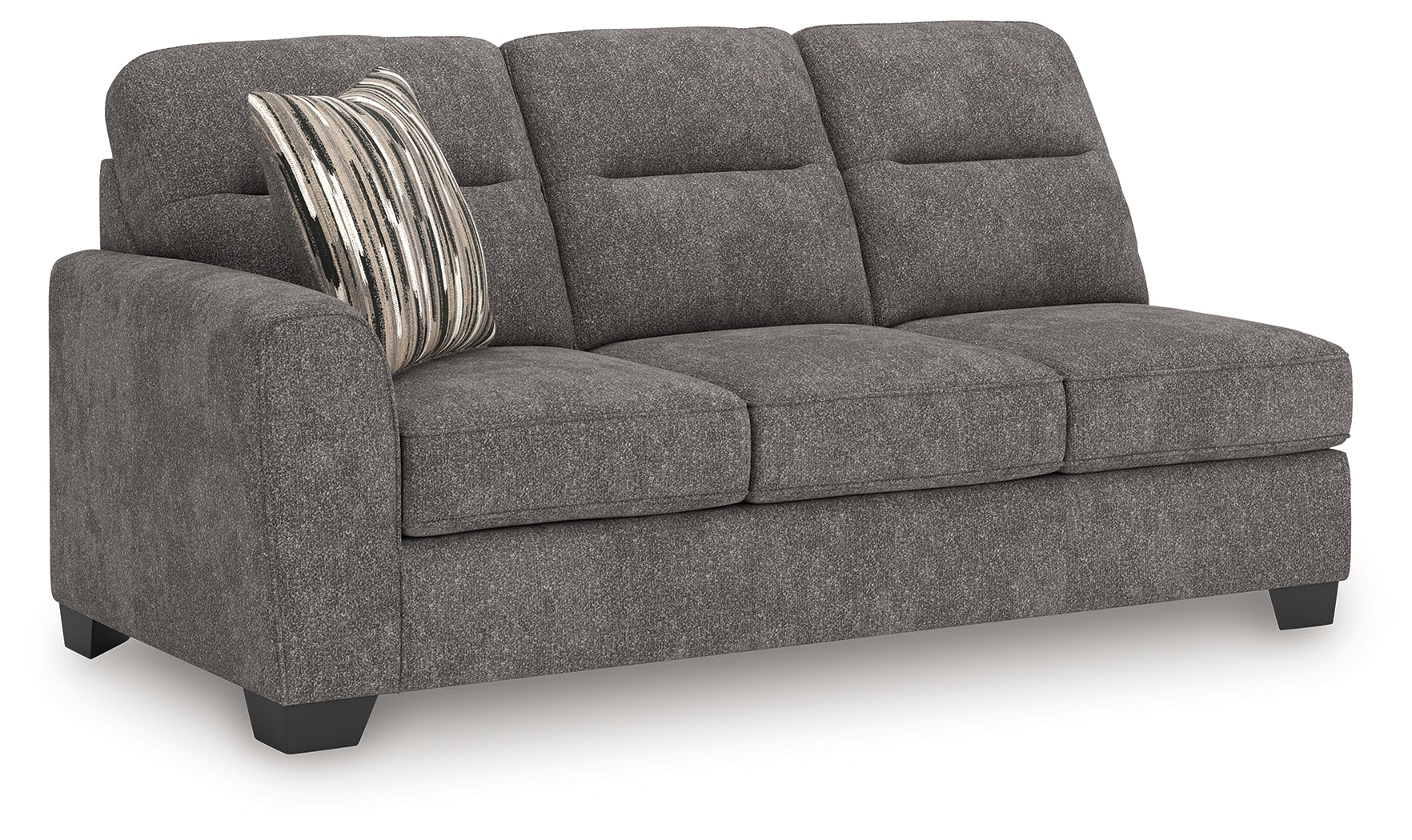 Olten Graphite Left-Arm Facing Sofa - 3130566