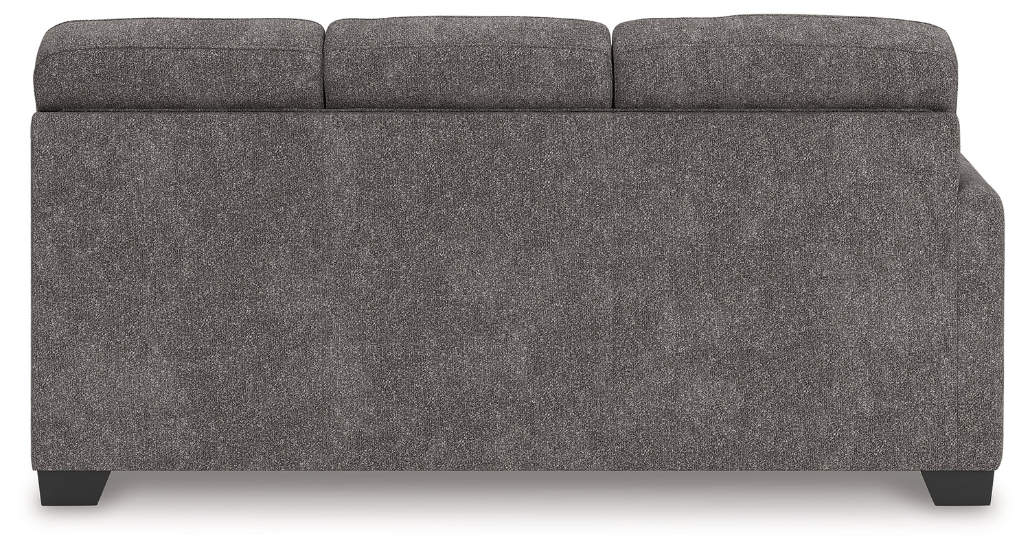 Olten Graphite Left-Arm Facing Sofa - 3130566