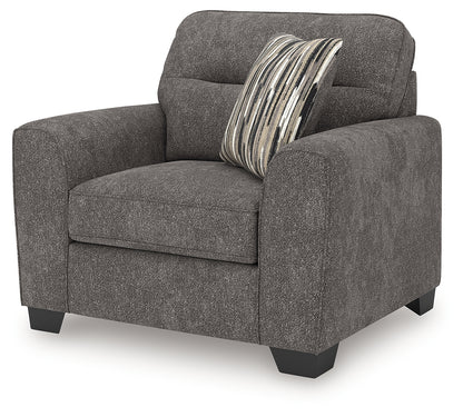 Olten Graphite Oversized Chair - 3130523