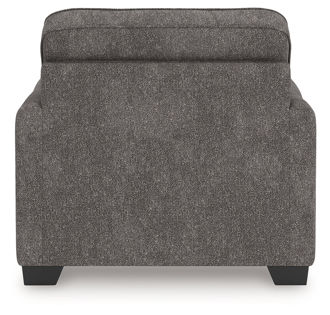 Olten Graphite Oversized Chair - 3130523