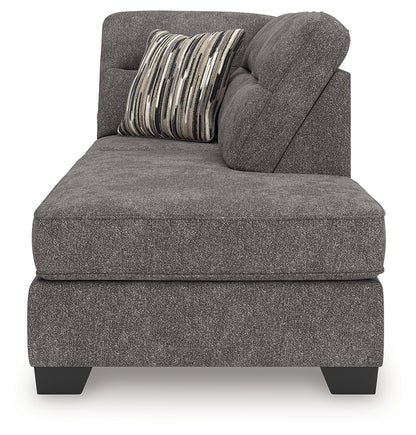 Olten Graphite Right-Arm Facing Corner Chaise - 3130517