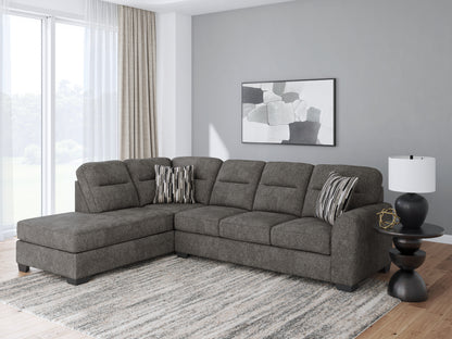 Olten Graphite Right-Arm Facing Sofa - 3130567