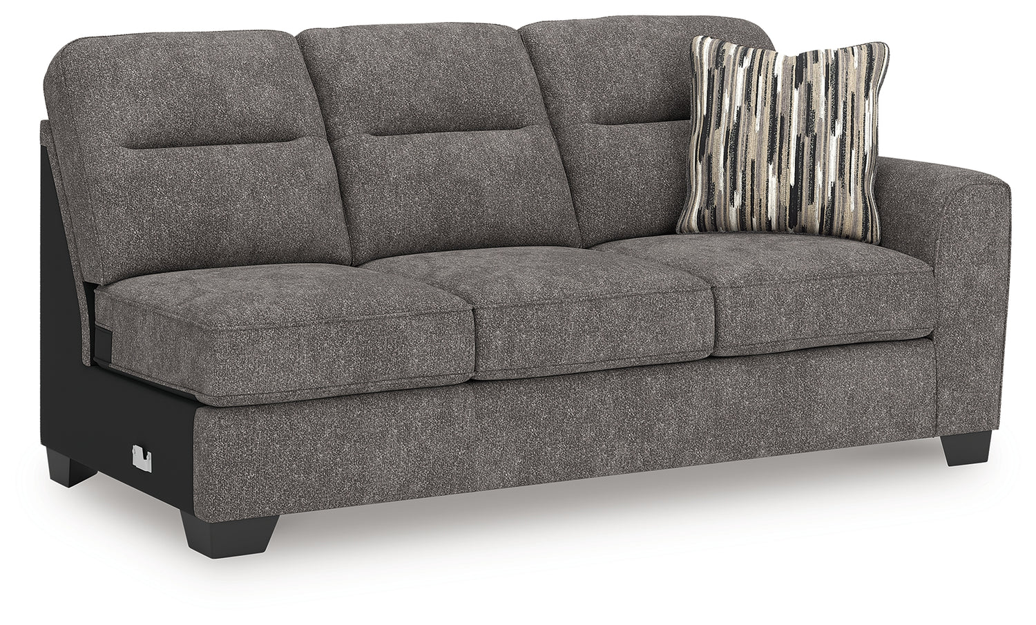 Olten Graphite Right-Arm Facing Sofa - 3130567
