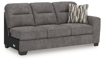 Olten Graphite Right-Arm Facing Sofa - 3130567