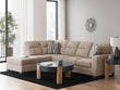 Olten Mocha 2-Piece Sectional with Chaise - 31304S1