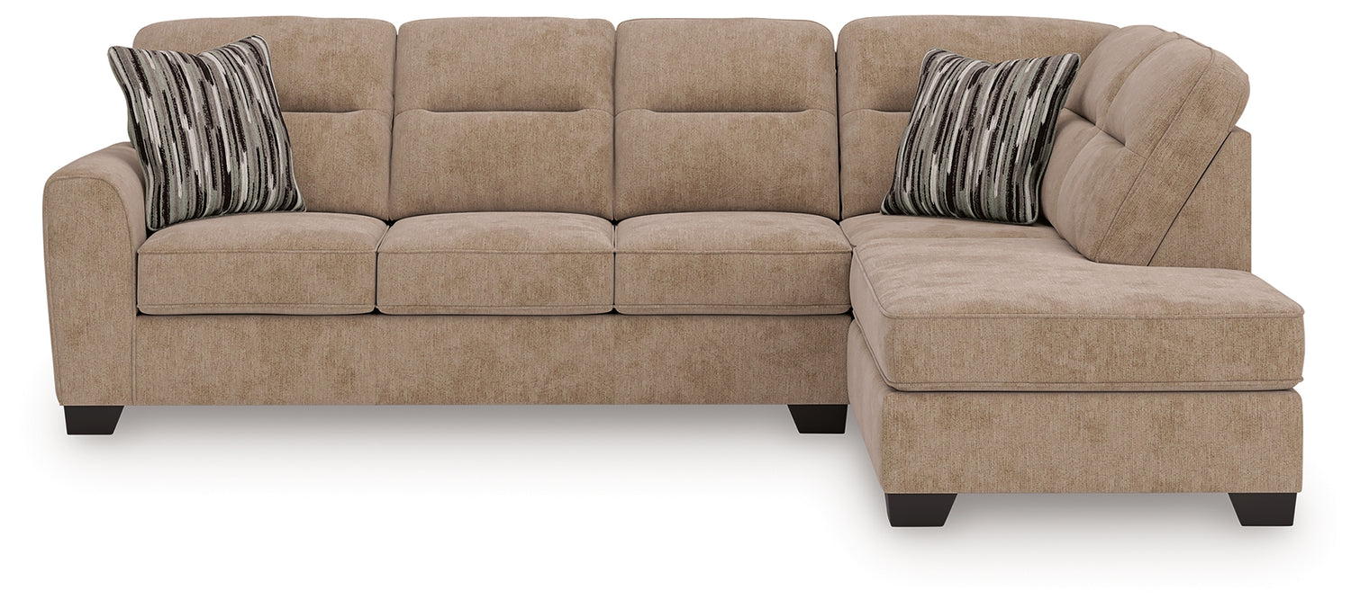 Olten Mocha 2-Piece Sectional with Chaise - 31304S2
