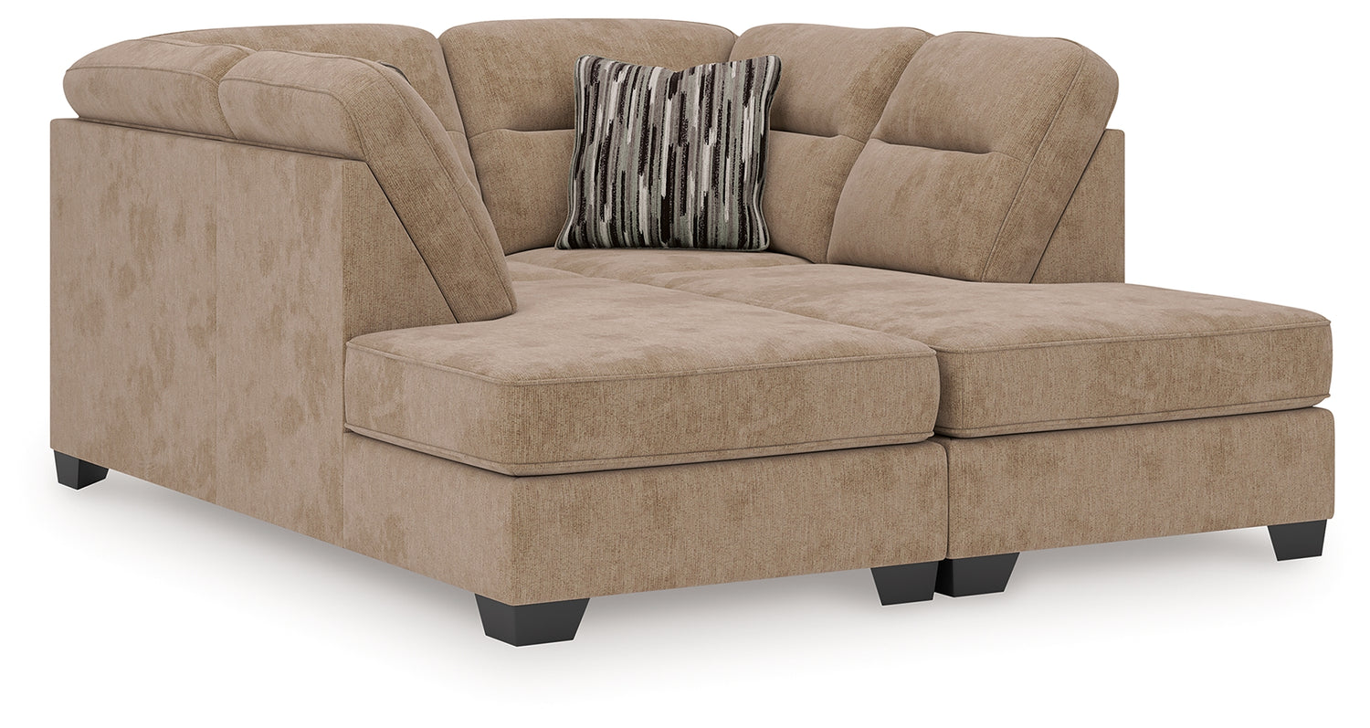 Olten Mocha 2-Piece Super Chaise - 31304S3