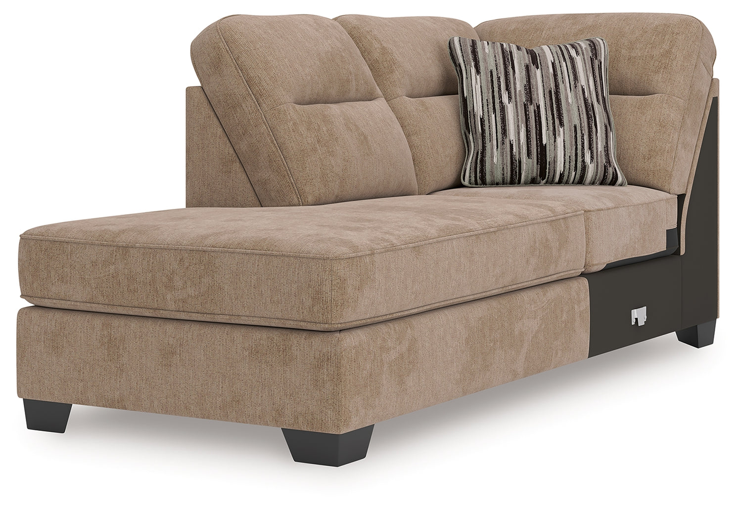 Olten Mocha Left-Arm Facing Corner Chaise - 3130416