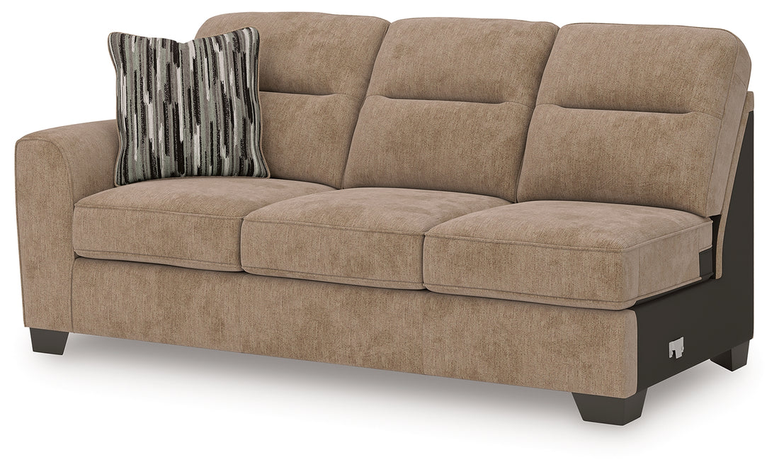 Olten Mocha Left-Arm Facing Sofa - 3130466