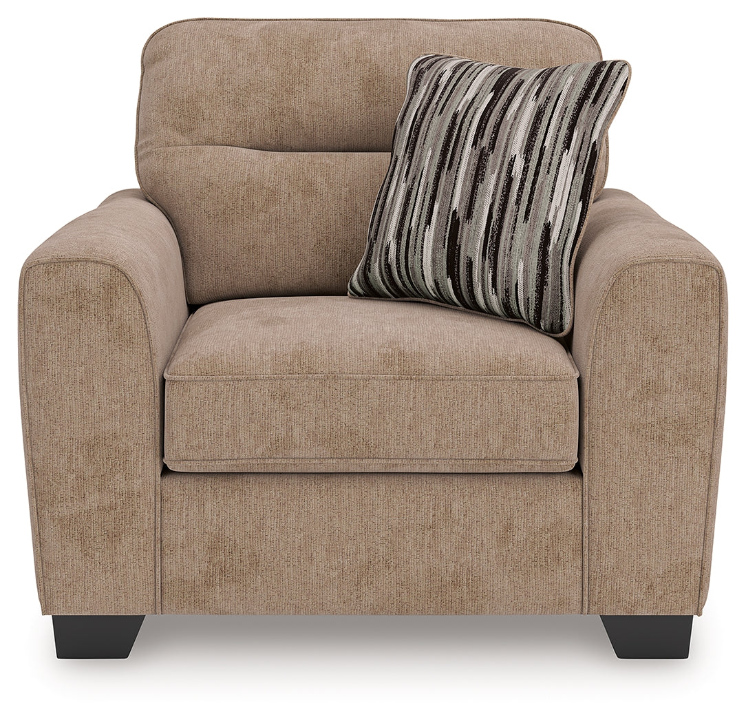 Olten Mocha Oversized Chair - 3130423