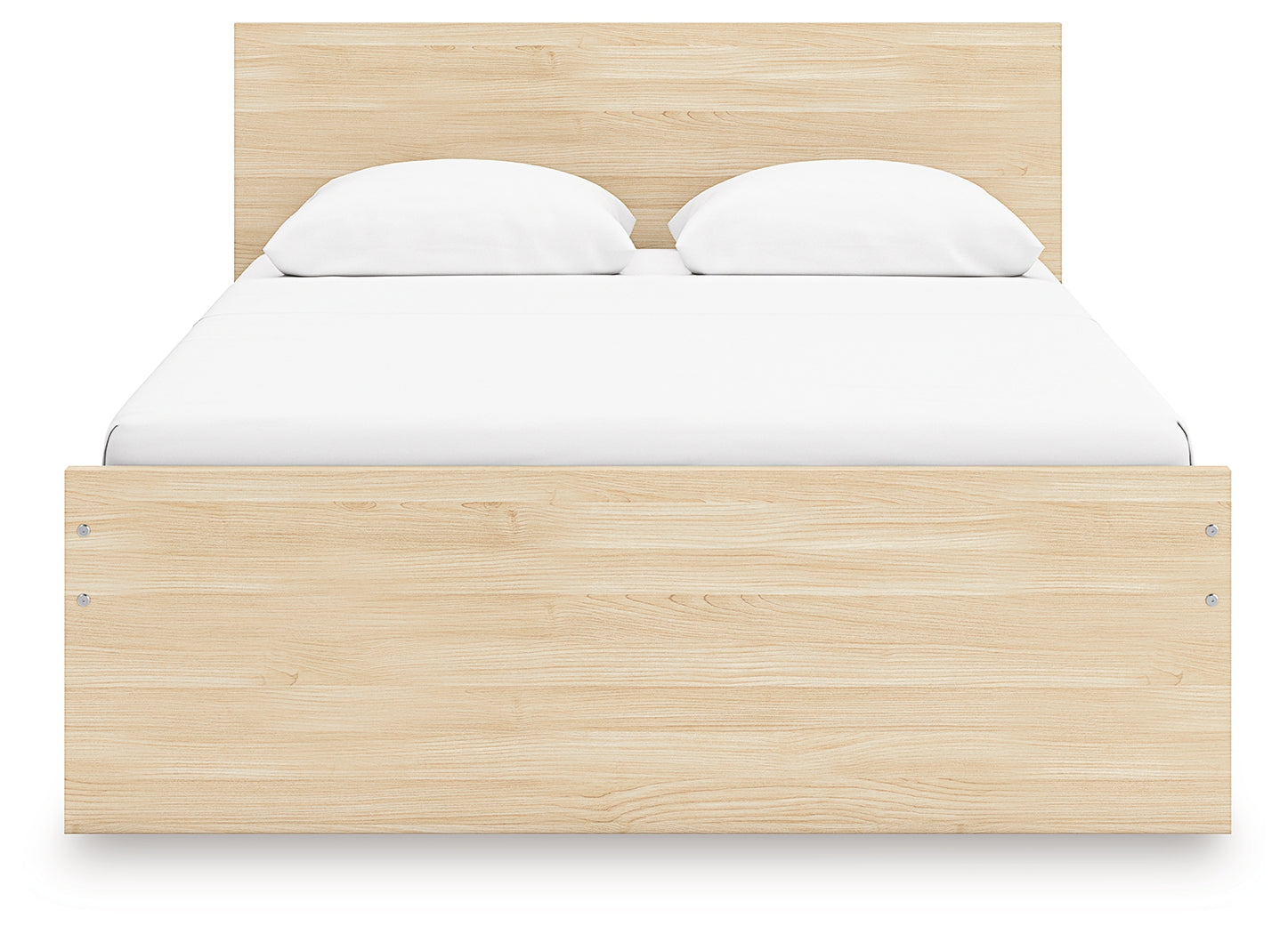 Onita Natural Full Panel Platform Bed with 2 Side Storage - EB9632B17