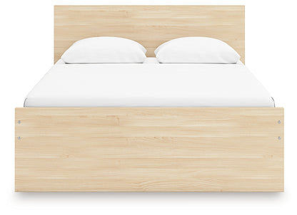 Onita Natural Full Panel Platform Bed with 2 Side Storage - EB9632B17