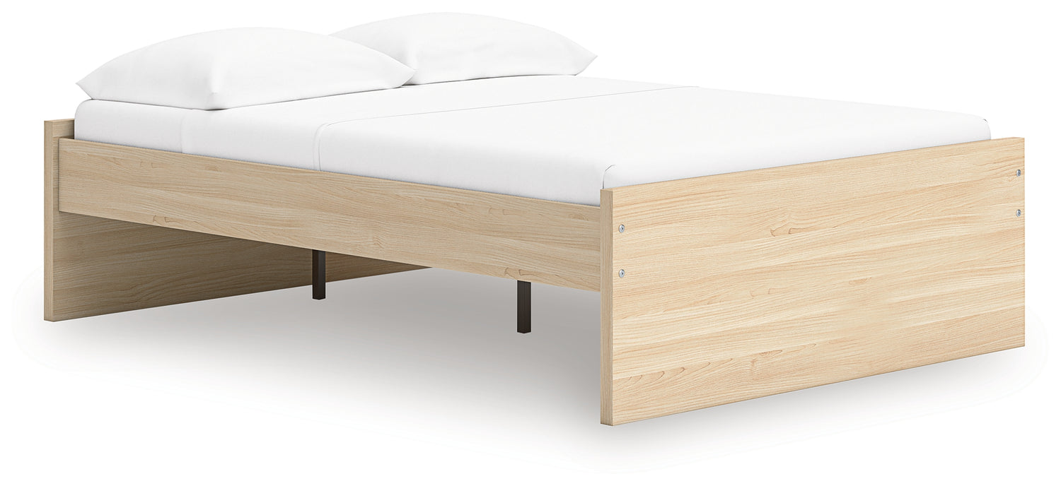 Onita Natural Full Platform Bed - EB9632B2