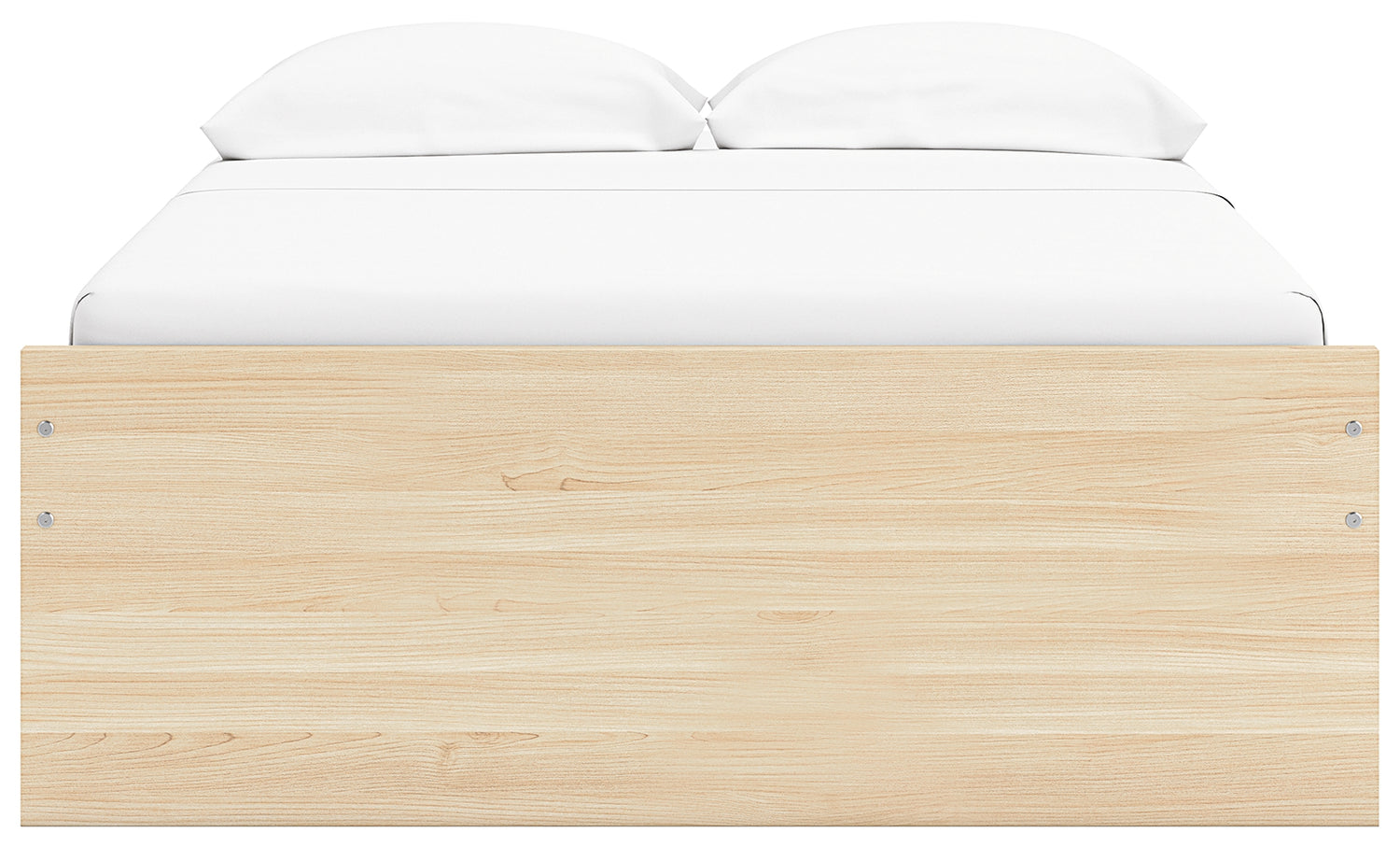 Onita Natural Full Platform Bed with 1 Side Storage - EB9632B8