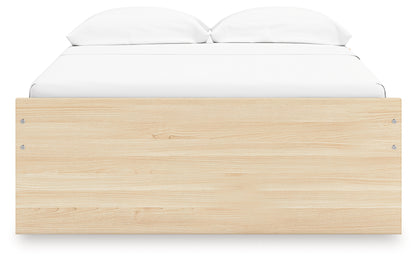 Onita Natural Full Platform Bed with 2 Side Storage - EB9632B14
