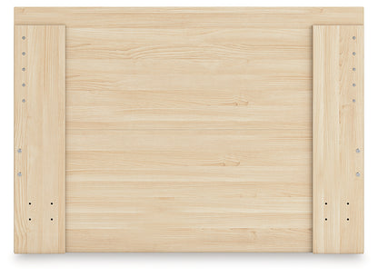 Onita Natural King Panel Platform Bed - EB9632B22