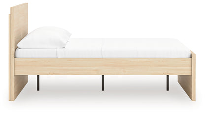 Onita Natural King Panel Platform Bed - EB9632B22