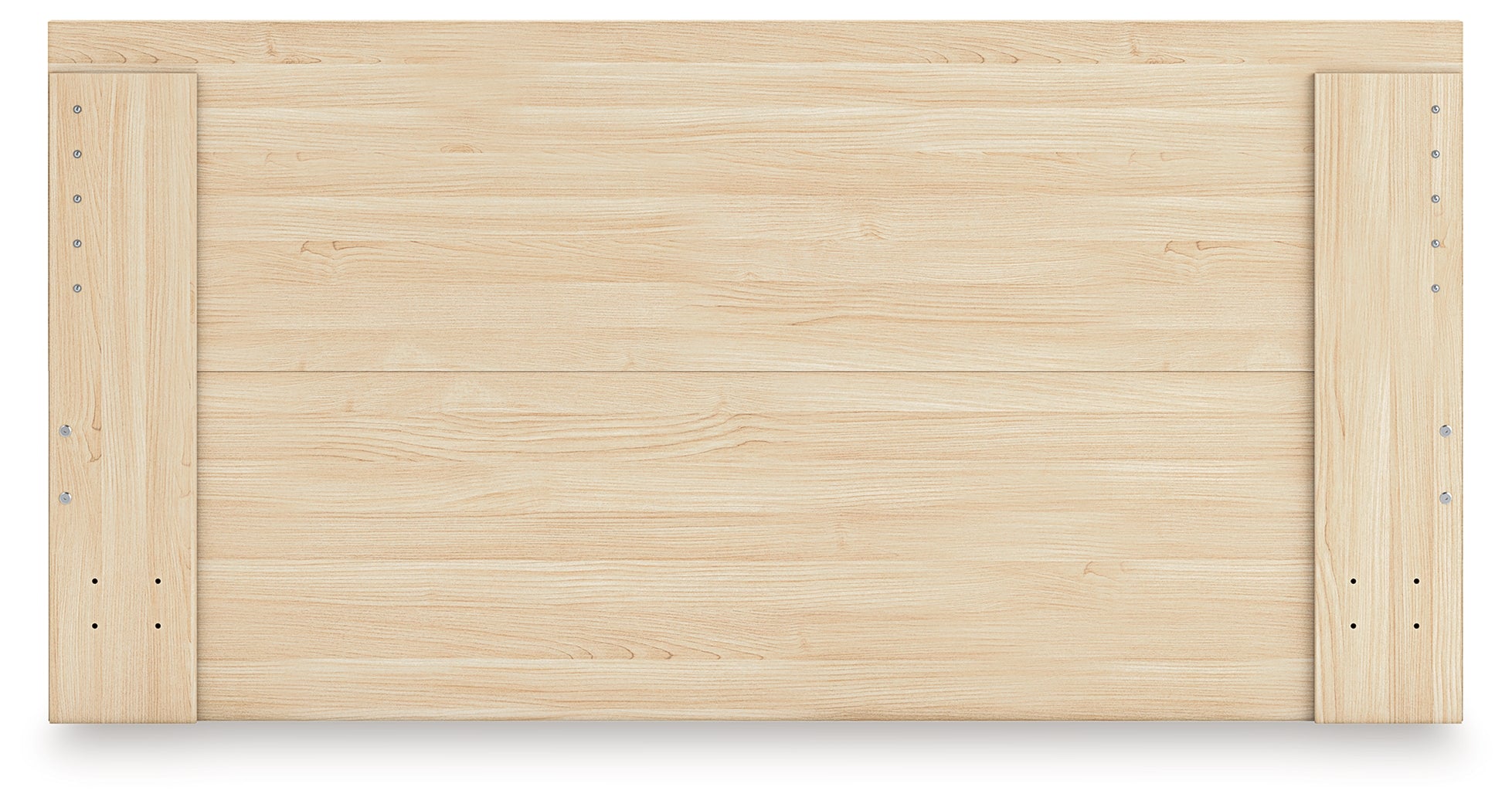 Onita Natural King Panel Platform Bed with 2 Side Storage - EB9632B24