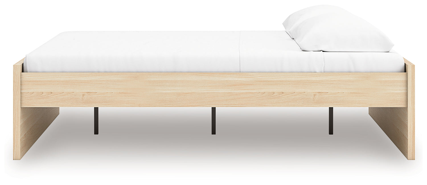 Onita Natural King Platform Bed - EB9632B19