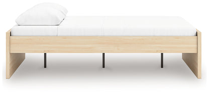 Onita Natural Queen Platform Bed - EB9632B3
