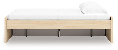 Onita Natural Queen Platform Bed with 2 Side Storage - EB9632B15