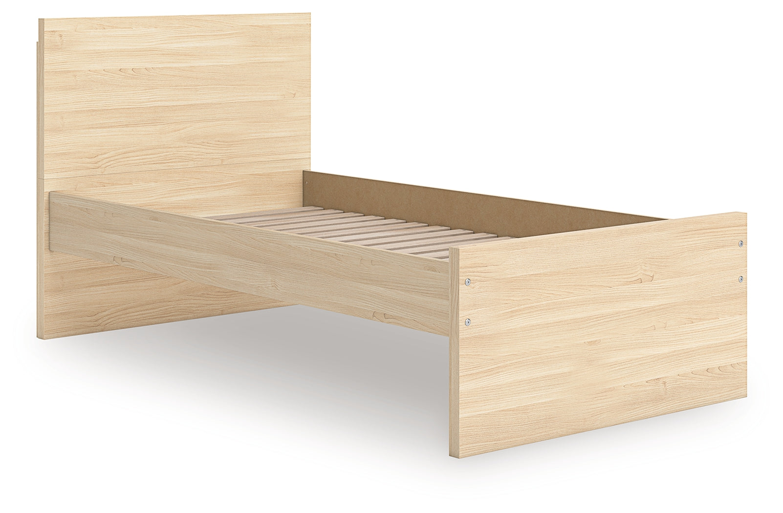 Onita Natural Twin Panel Platform Bed - EB9632B4