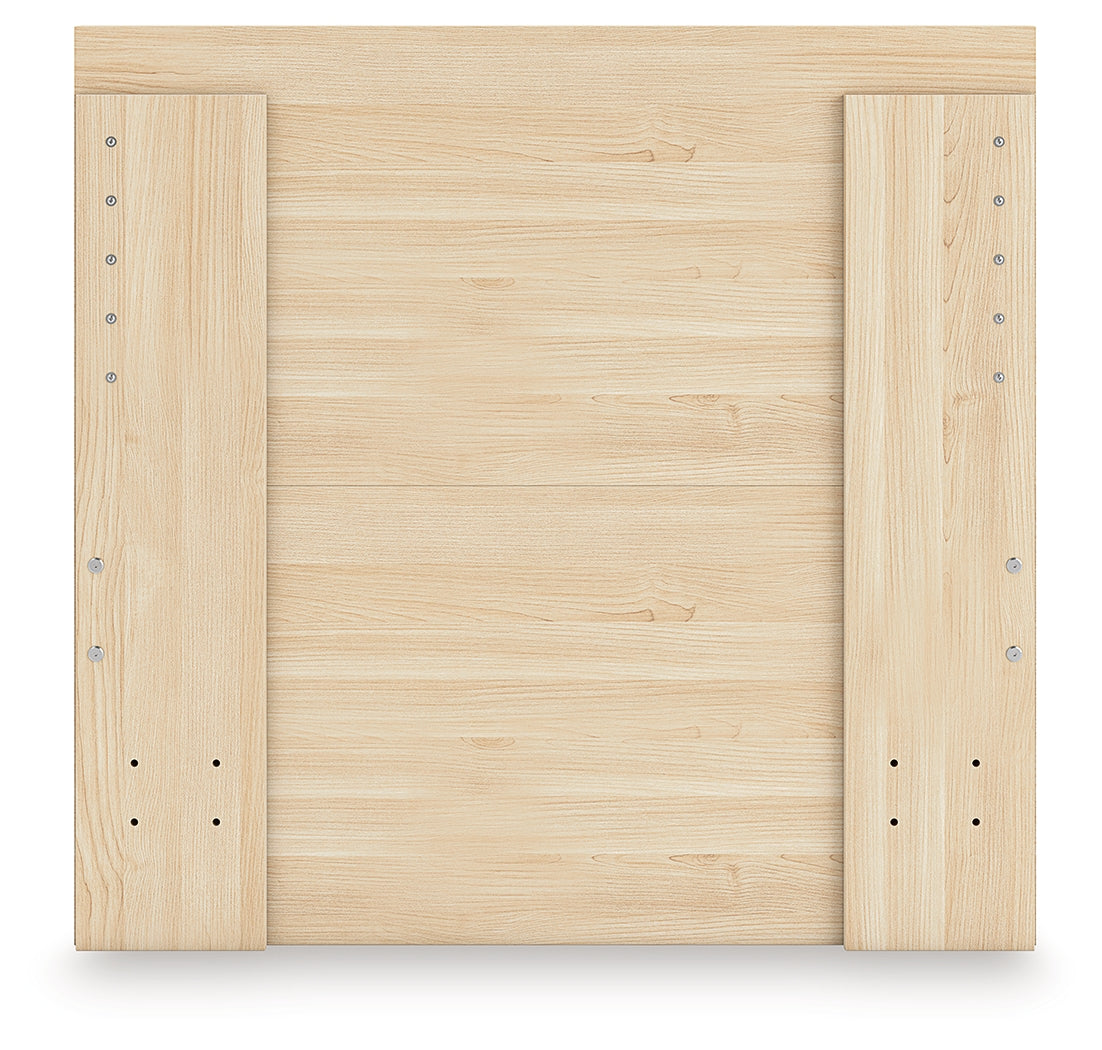 Onita Natural Twin Panel Platform Bed - EB9632B4